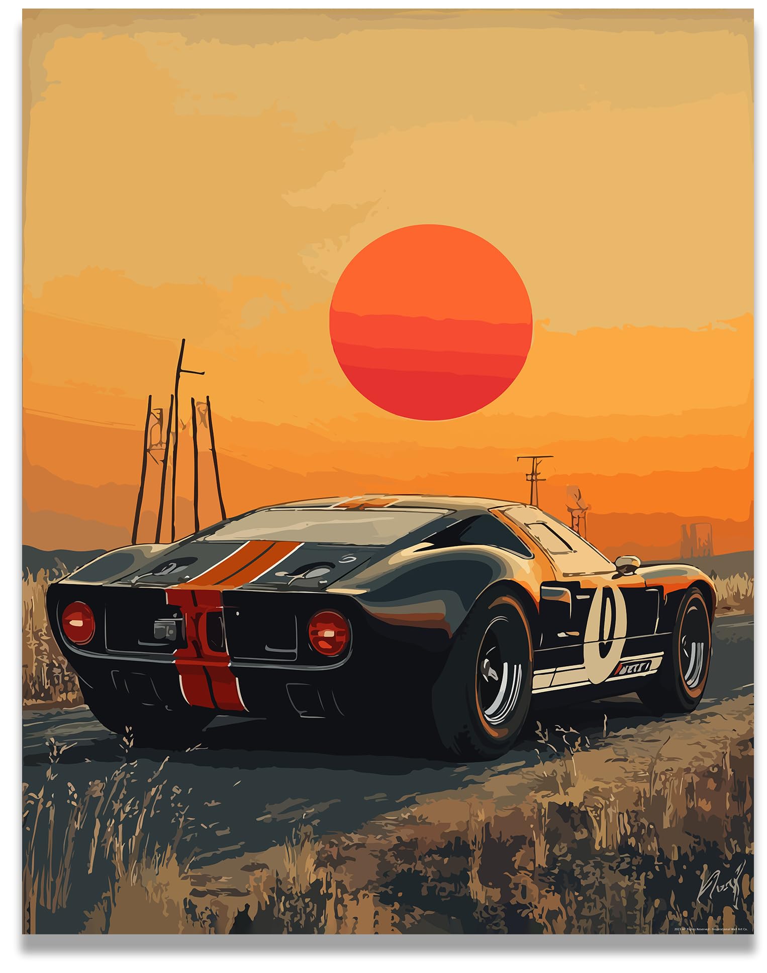 Amazon.com: Inspirational Wall Art Co. - Luxury Legends | 1966